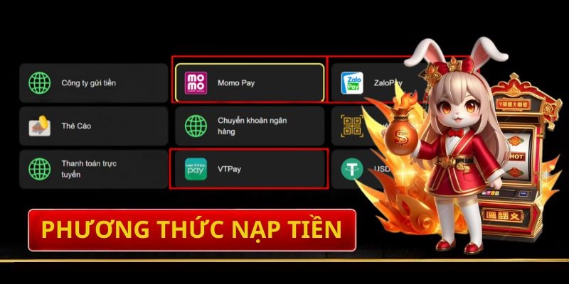 Nạp rút tiền tự động chỉ trong 1 đến 5 phút